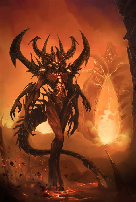 Diablo By Vexod14 On Deviantart Fantasy Demon Dark Fantasy Art