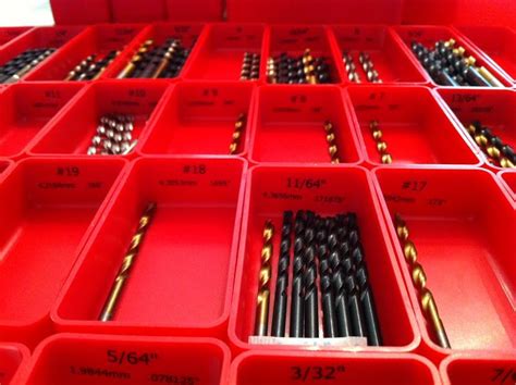 Drill Bit Storage Tool Box Organization Garage Workshop Tool Storage