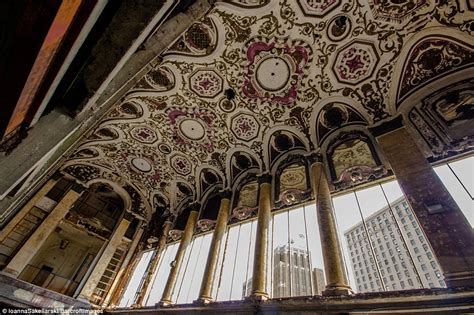 We enjoyed looking around the third man records. Inside an eerie abandoned theater in downtown Detroit ...