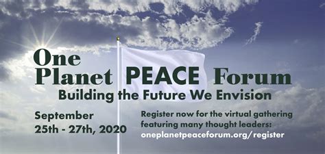 One Planet Peace Forum 11 Days Of Global Unity
