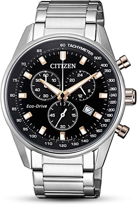 Citizen Mens At2396 86e Silver Stainless Steel Japanese