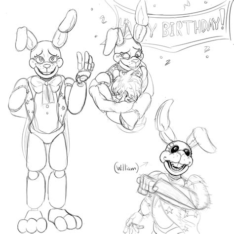 Some Sketches Of Spring Bonnie I Did - Coloring Home