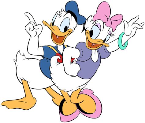 Donald Duck And Daisy Duck Coloring Pages They Are The Most Famous