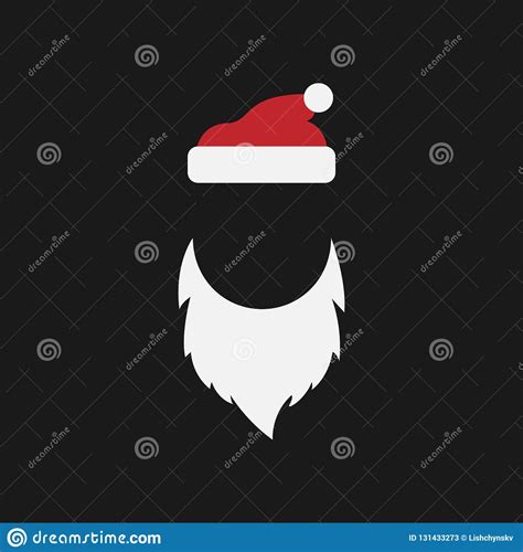 Vector Hipster Santa Claus Fashion Stock Illustration Illustration Of