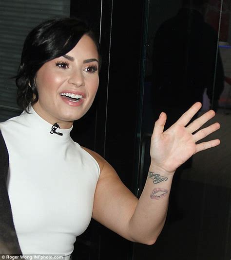 Demi Lovato Covers Up Her Vagina Tattoo With Freshly Inked Rose