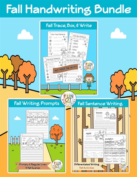 Fall Handwriting Bundle Your Therapy Source