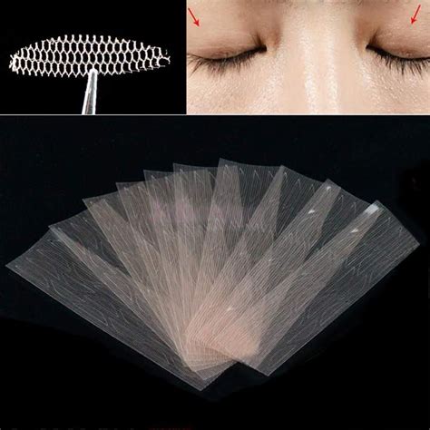 240Pcs Invisible Lace Double Fold Eyelid Lift Strips Stickers Technical