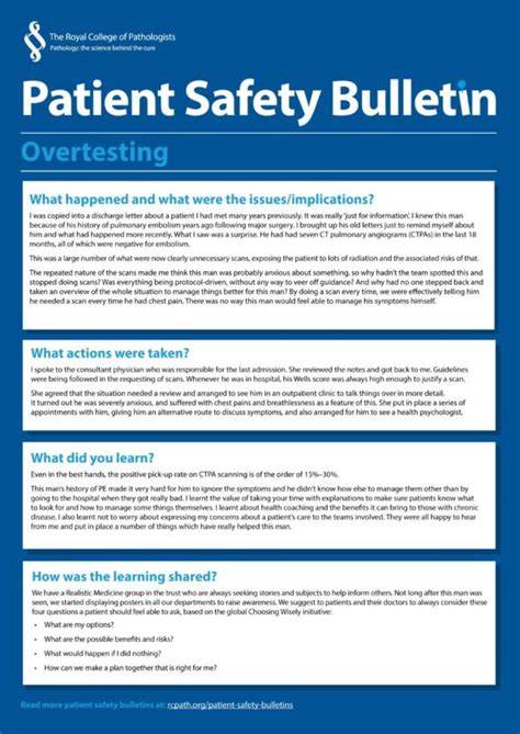 New Patient Safety Bulletins Submit Yours And Earn CPD