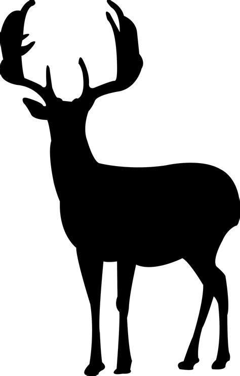 Deer Silhouette Canvas Print Deer Png Download 12001875 Free