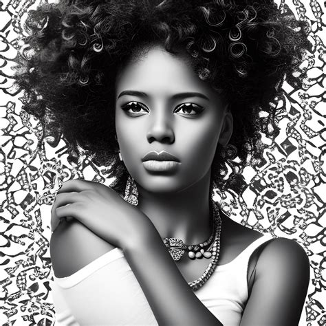 Beautiful Black Woman Hyper Realistic Luxury Cinematic Graphic · Creative Fabrica