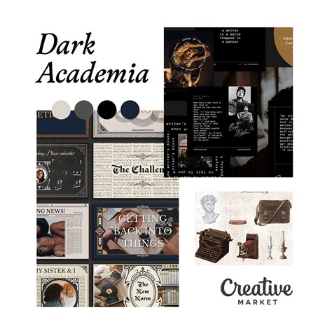 Moodboard Series Academia Aesthetic Creative Market Blog