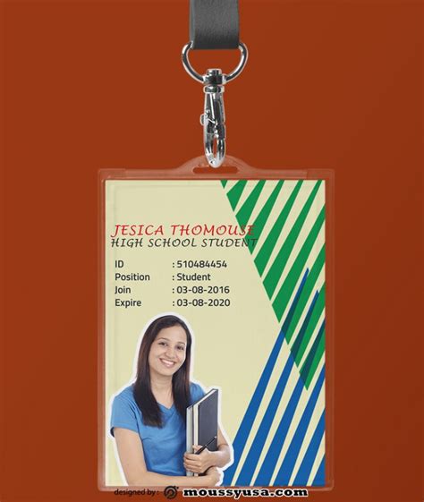 3 High School Id Cards Example Psd Design Mous Syusa