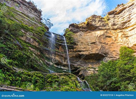 Katoomba Falls Blue Mountains National Park Australia Stock Photo