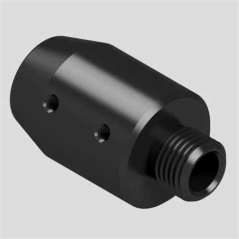 Silencer Adapter For Non Threaded Barrel 12 Unf Or 12 Unef