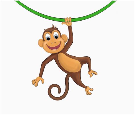 Hanging Monkey Template Clipart Panda Free Clipart Images Art