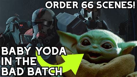 Grogu Baby Yoda In The Bad Batch How He Survived Order 66 Youtube