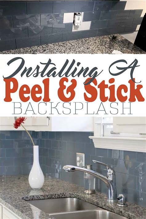 Are you looking for a quick fix for your kitchen or bathroom back splashes? Installing Peel and Stick Backsplash for an Easy Kitchen ...