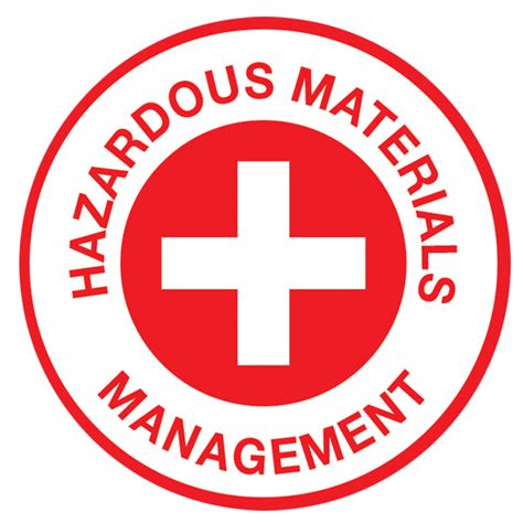 Hazardous Materials Management Hard Hat Decal Packs Of Tuffa Products
