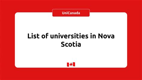 List Of 9 Universities In Nova Scotia For International Students