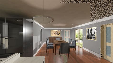 Dining Room Rendering Interior Room Home Decor