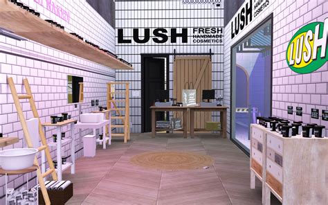Lush Store Sims 4 Cc Giathesim The Sims 4 Lots The Sims 4 Pc City