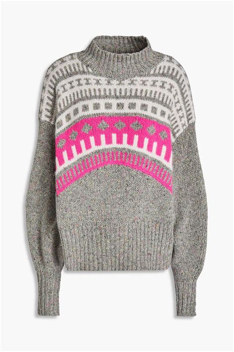 Autumn Cashmere Fair Isle Cashmere Sweater The Outnet