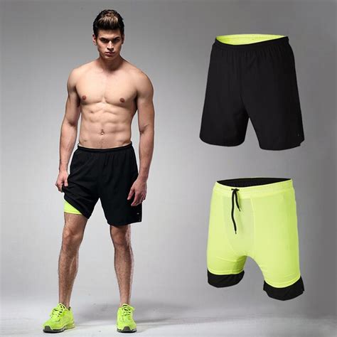 mens quick dry 2 in 1 running shorts gym shorts men s running shorts 7 2 in 1 training shorts