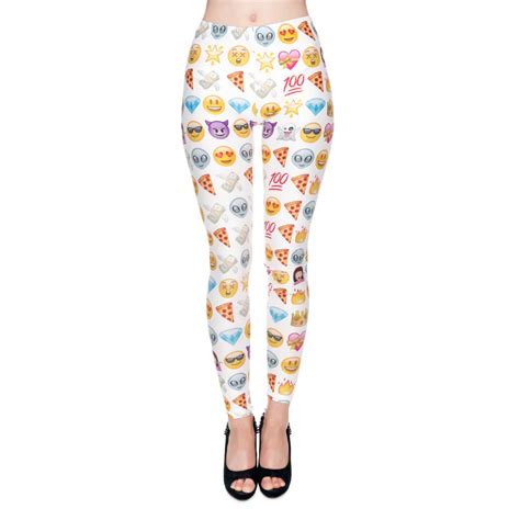 3d Emoji Leggings Womengirl Funny Slim Leggings Pants Adventruetime Wholesale Cheap Price