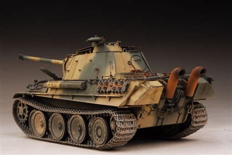Award Winner Built Dragon 135 German Panther G Late Pro Wadd On Armor