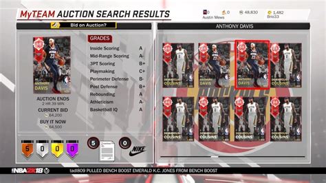 Nba 2k18s Myteam Week 8 Operation Sports