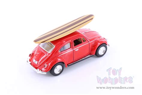1967 Volkswagen Beetle Hard Top Wsurfboard 5057ds1 132 Scale Kinsmart