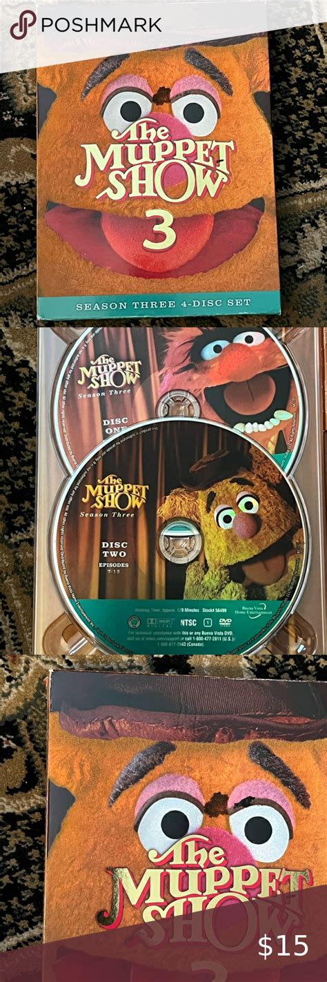 The Muppet Show Season 3 Complete Dvd 2008 4 Disc Set In 2022