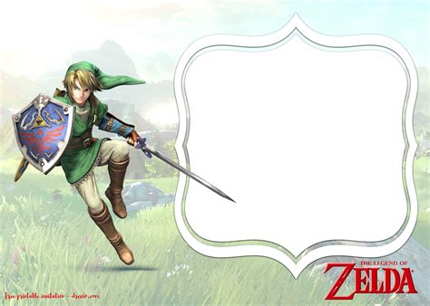 Free Printable Zelda Card