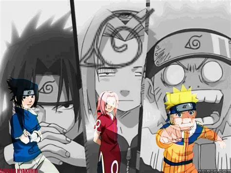 Naruto Vf Wallpapers Team Kakashi Naruto Sasuke Sakura