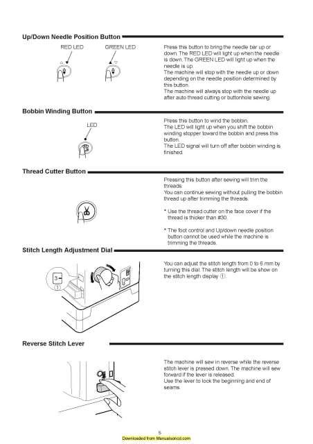 Elna 7100 Sewing Machine Instruction Manual