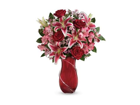 Teleflora Wrapped With Passion Bouquet Valentines Day With Teleflora