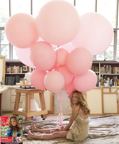 Cat Deeley Pink Balloons Pink Balloons Wedding Balloons Big Balloons