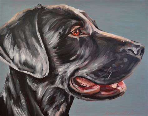 Kate Mullin Realistic Dog Portraits