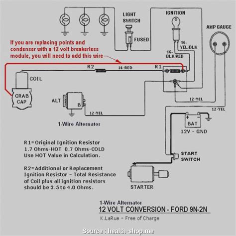 12 Volt Wiring Diagram For 8n Ford Tractor Images Wiring Collection