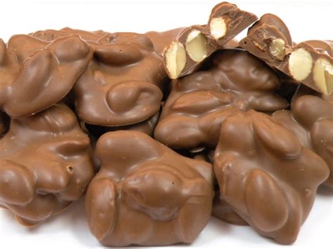 milk chocolate almond clusters donells candies inc