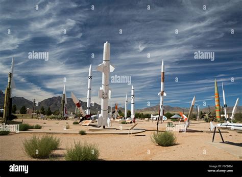 Las Cruces New Mexico The Missile Park At White Sands Missile Stock
