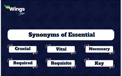 9 Synonyms Of Essential Meaning Examples Quizzes Leverage Edu