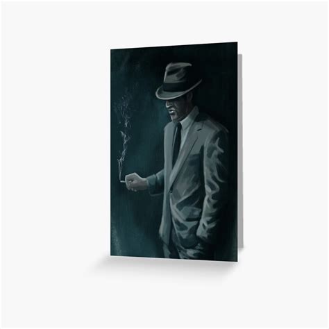 50s Gangster Greeting Card For Sale By Stashy Redbubble