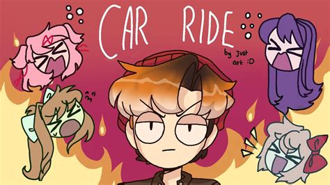 Car Ride 🚗 Ddlc Animatic Feat Oc Youtube