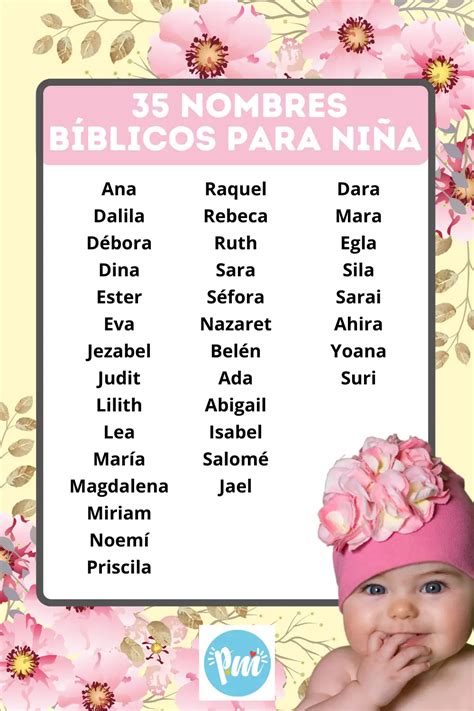 35 Hermosos nombres bíblicos para niña Poder Mamá