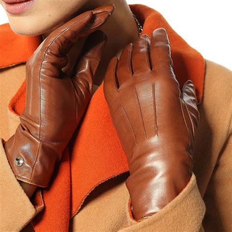 China 100 Pure Cashmere Lined Touchscreen Warm Driving Women Leather Gloves China Women