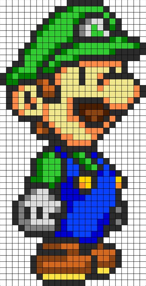 Mario And Luigi Pixel Art Minecraft Vrogue Co