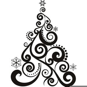 Seekpng provides high quality png images with transparent background. Black And White Christmas Tree Clipart | Free Images at ...