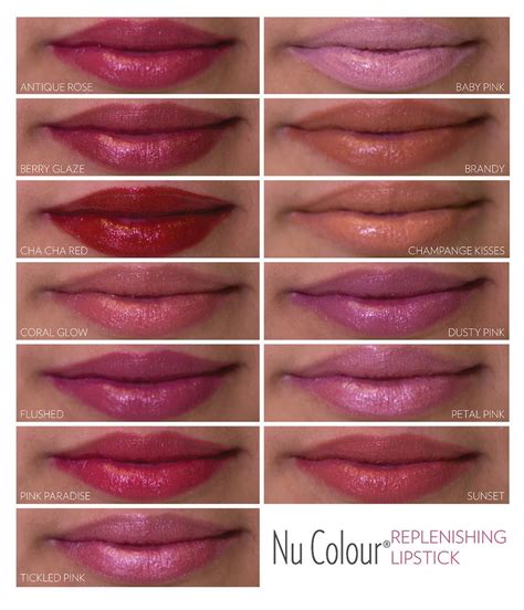 Lipstick Color Chart Lipstick Colors Lipstick Lip Contouring