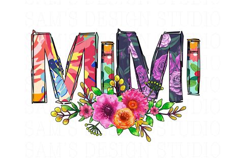 Mimi Png Mimi With Flowers Sublimation Designs Downloads Mimi Png